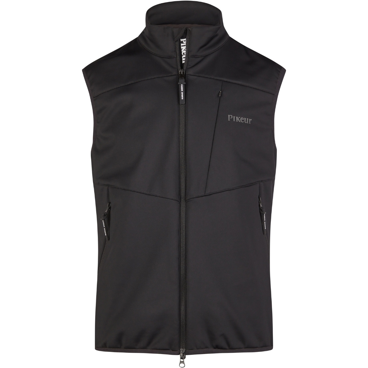 2025 Pikeur Mens Pikeur Softshell Vest 700700 136 290 - Black